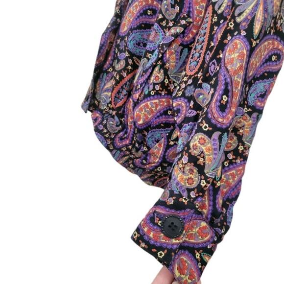 Howard Wolf Vintage Paisley Print Jacket, Women's Size XL Boho Retro Chic Art‎ - Picture 6 of 14